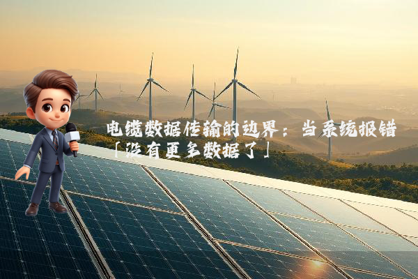 电缆数据传输的边界：当系统报错「没有更多数据了」