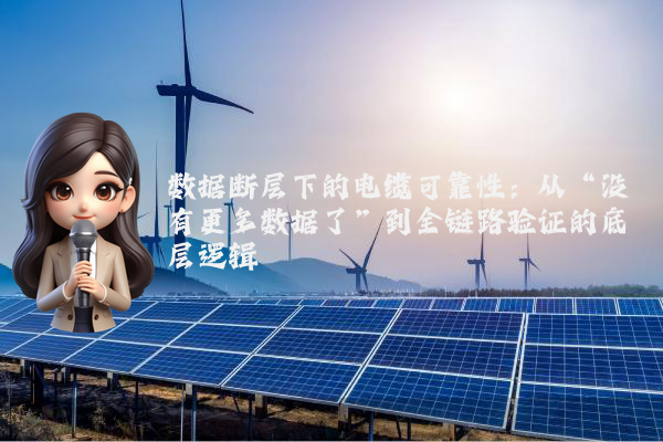 数据断层下的电缆可靠性：从“没有更多数据了”到全链路验证的底层逻辑
