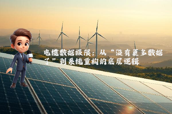 电缆数据极限:从“没有更多数据了”到系统重构的底层逻辑