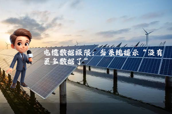 电缆数据极限：当系统提示“没有更多数据了”