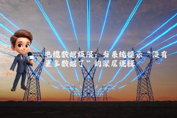 电缆数据极限：当系统提示“没有更多数据了”的深层逻辑