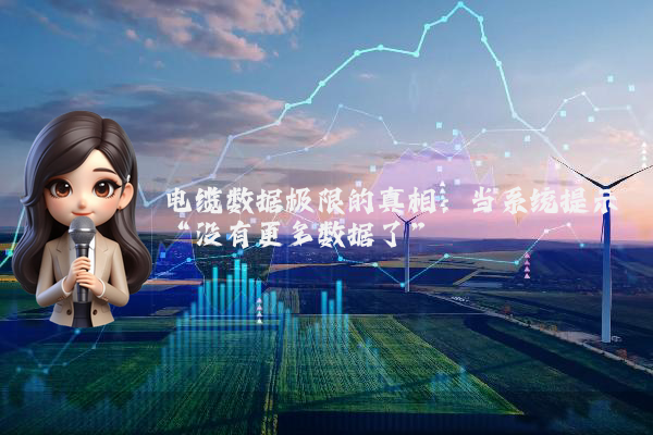 电缆数据极限的真相:当系统提示“没有更多数据了”